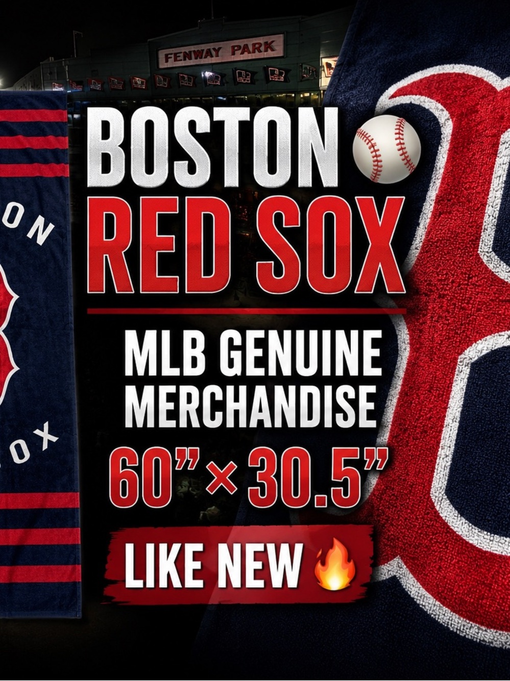 Northwest Boston Red Sox Navy and Red Men’s Sweatshirt